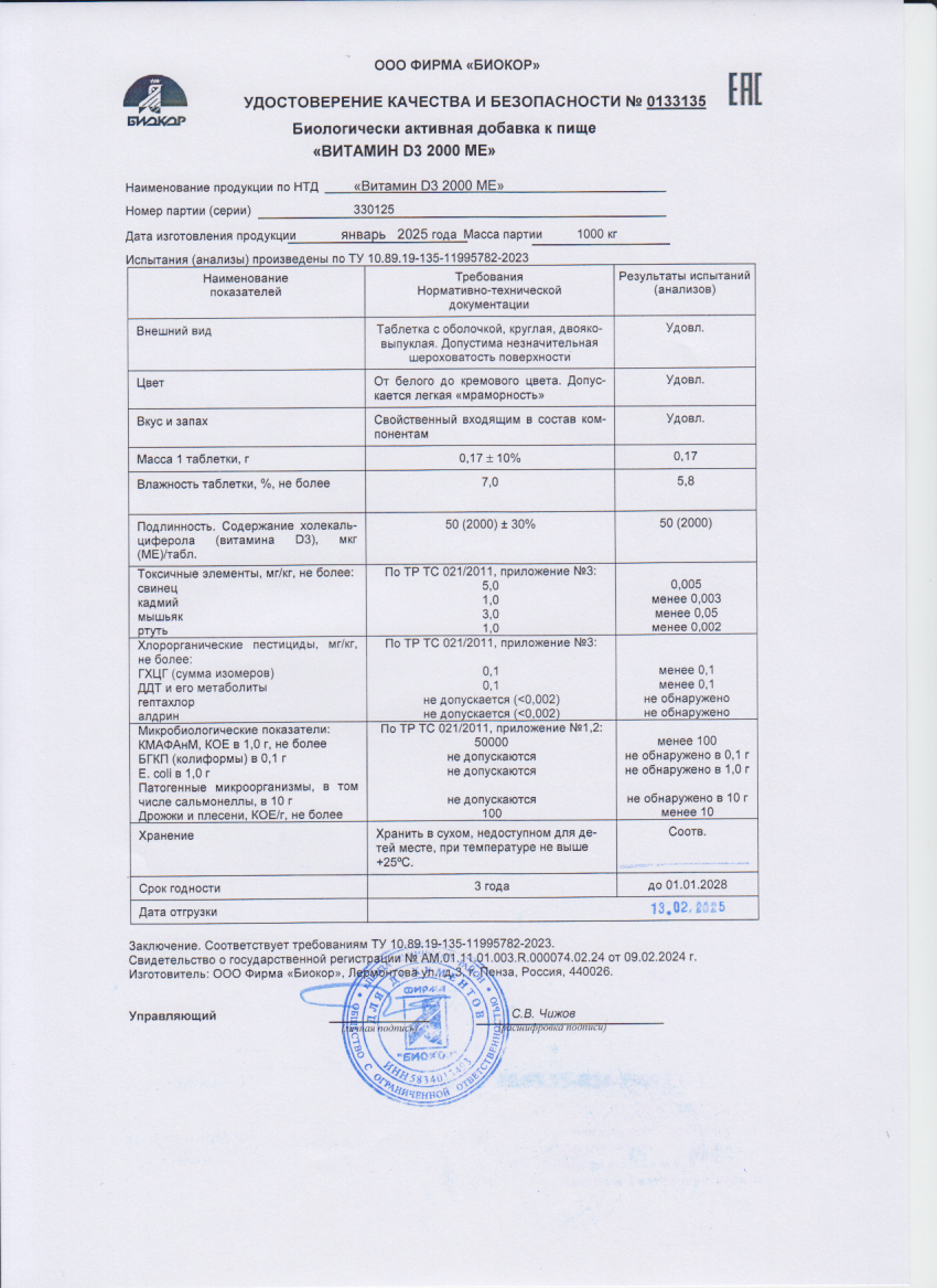 Паспорт №012025